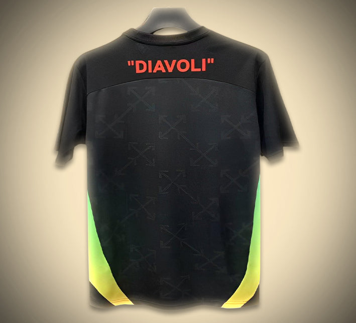 Maillot Concept AC Milan Édition Off-White Noir/Gris 25/26