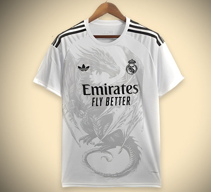 Maillot Concept Réal Madrid Spécial Édition Dragon Blanc 24/25