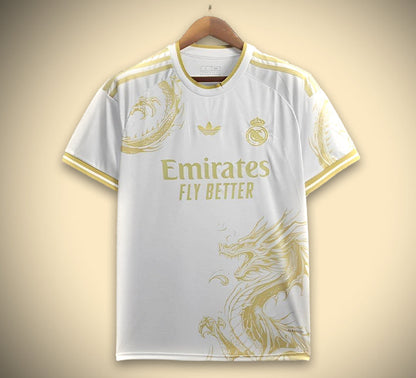 Maillot Concept Réal Madrid Spécial Édition Dragon Or 24/25