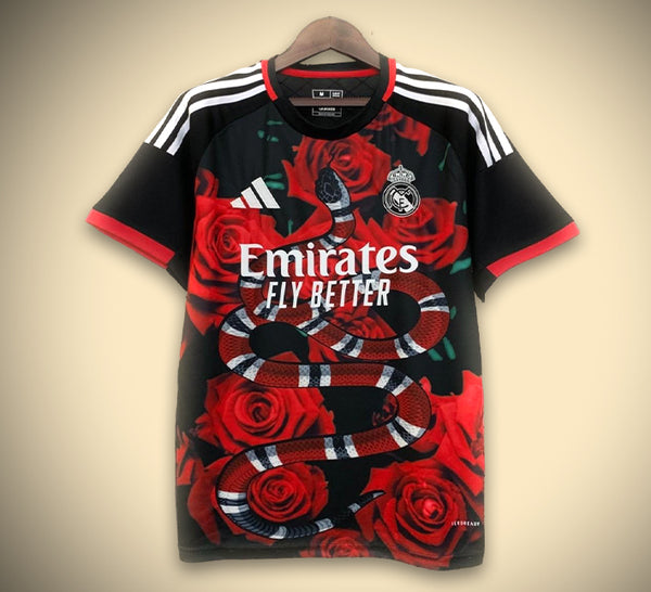 Maillot Concept Réal Madrid Rose Rouge Edition 25/26