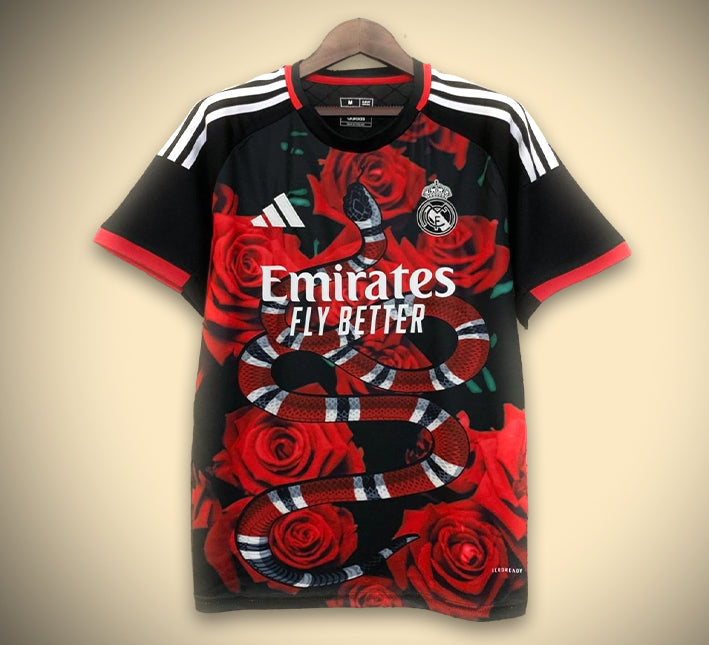 Maillot Concept Réal Madrid Rose Rouge Edition 25/26