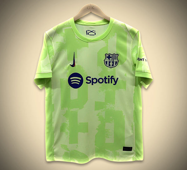Maillot vert troisième du FC Barcelone 24/25