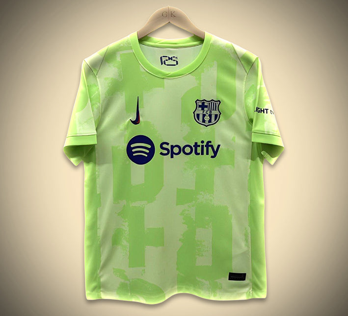 Maillot vert troisième du FC Barcelone 24/25