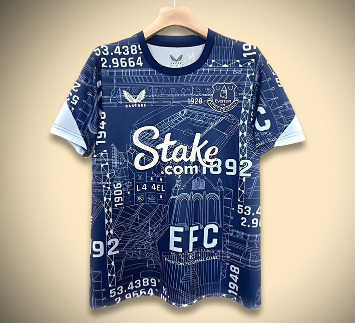 Maillot d'avant-match d'adieu d'Everton 24/25