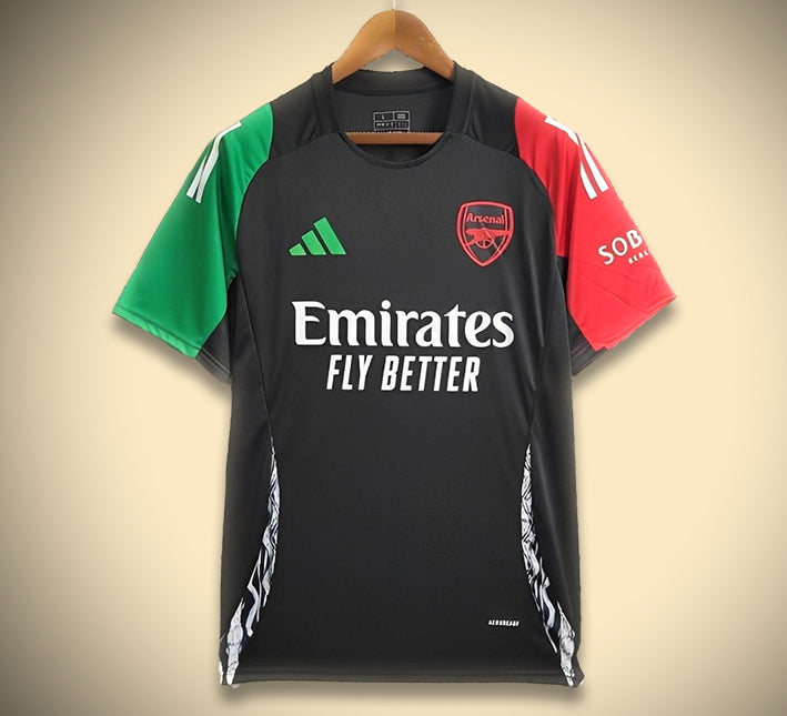 Maillot d'entraînement noir Arsenal TIRO 24/25