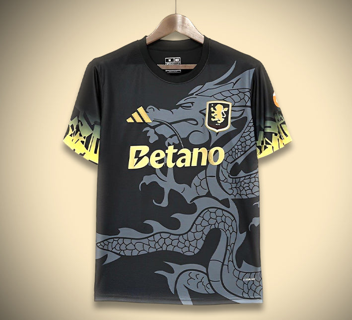 Maillot Aston Villa dragon Noir