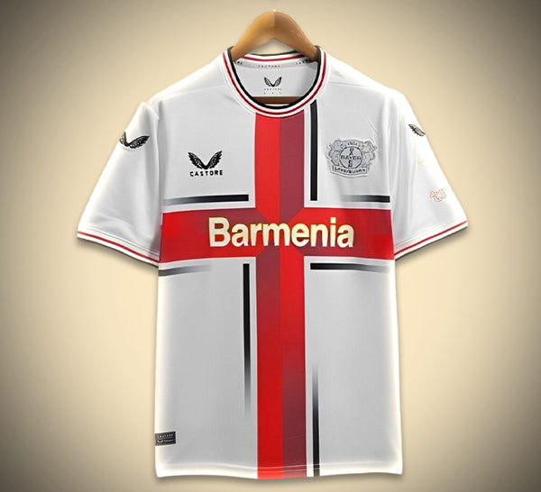 Maillot Bayern Leverkusen Extérieur Blanc 24/25