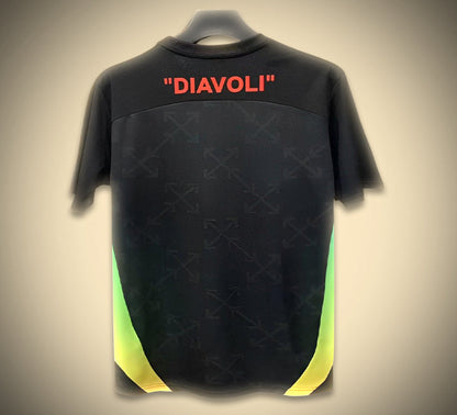 Maillot Concept AC Milan Édition Off-White Noir/Gris 25/26