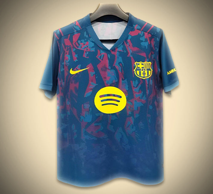 Maillot du FC Barcelone 25/26, quatrième modèle au design « artistique »