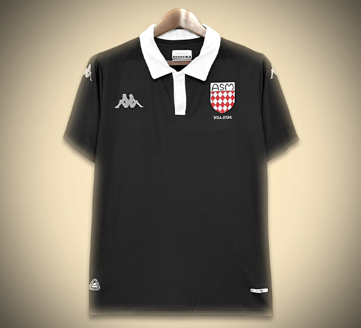 25/26 AS Monaco 100th Anniversary Black Jersey