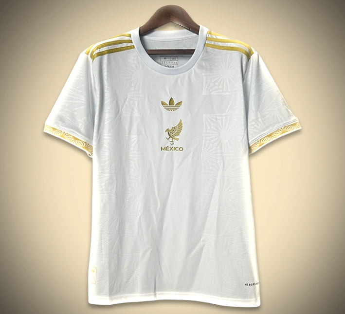 Maillot Concept Mexique Édition Blanc/Or 2025