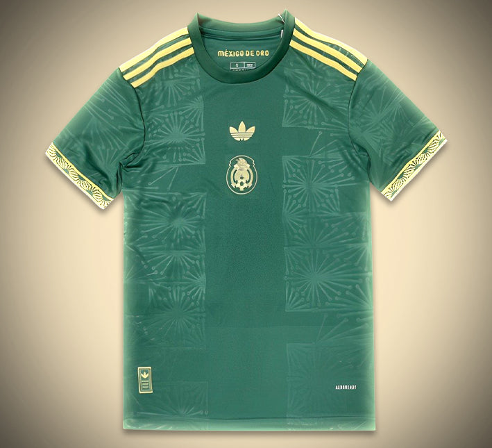 Maillot Concept Mexique Édition Vert/Or 2025