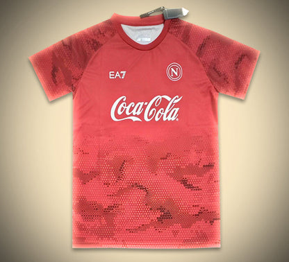 Maillot d'entraînement rouge SSC Napoli