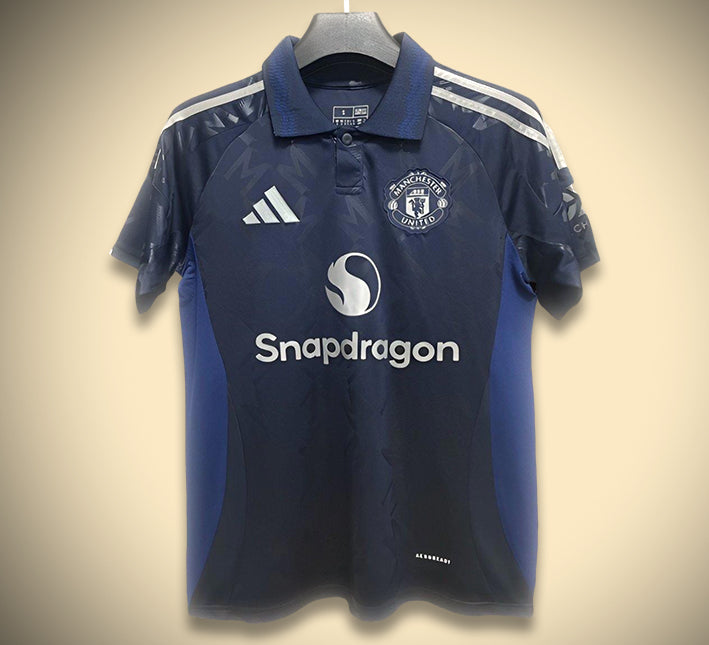 Maillot Macnhester Unitedd Bleue Marine