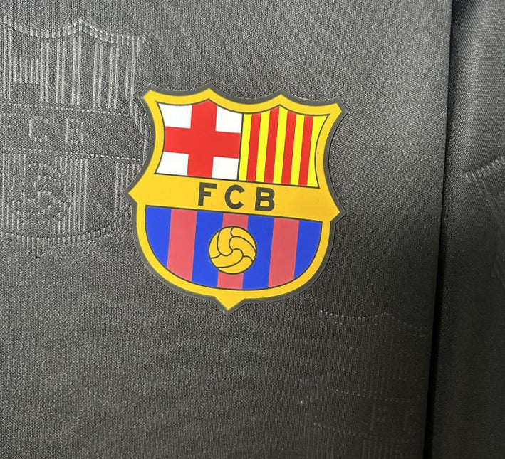 Jersey football FC Barcelone noir collection concept saison 2526