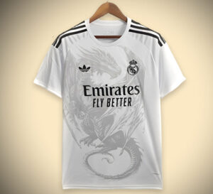 Maillot Concept Réal Madrid Spécial Édition Dragon Blanc 2425