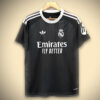 Maillot Réal Madrid Édition Gardien Noir 2025-2026 vue de face