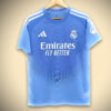 Maillot Réal Madrid Avant-Match Édition Blue 2025-2026 vue de face