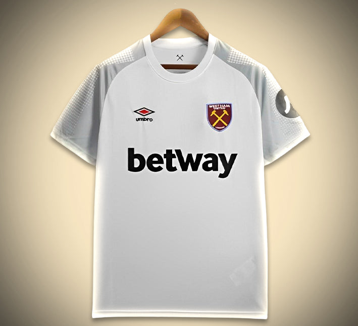 Maillot West Ham Extérieur 2024-2025 vue de face