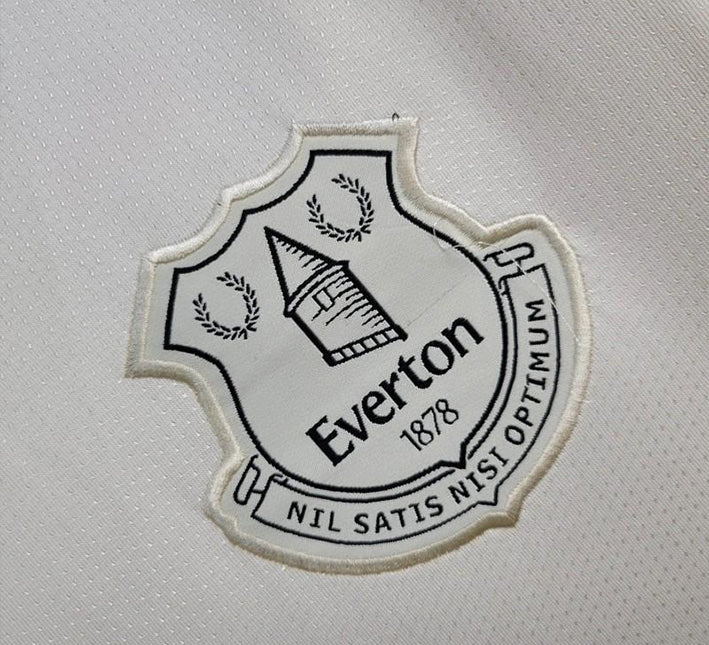 tunique Everton blanche pour supporter collection extérieure