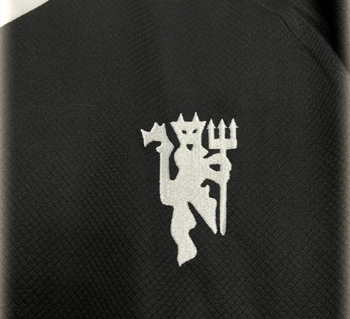 tenue-de-gardien-de-but-manchester-united-noir-manches-longues Tenue de gardien de but Manchester United noir manches longues