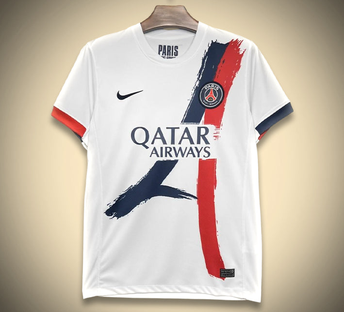 Maillot Paris Saint-Germain Extérieur Édition Blanc 2024-2025 vue de face