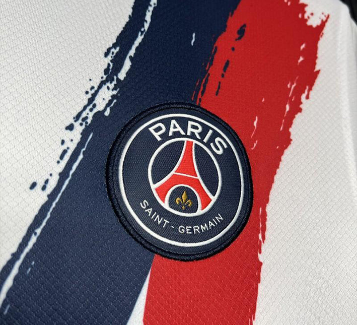 Maillot Paris Saint-Germain Extérieur Édition Blanc 2024-2025 detail tissu
