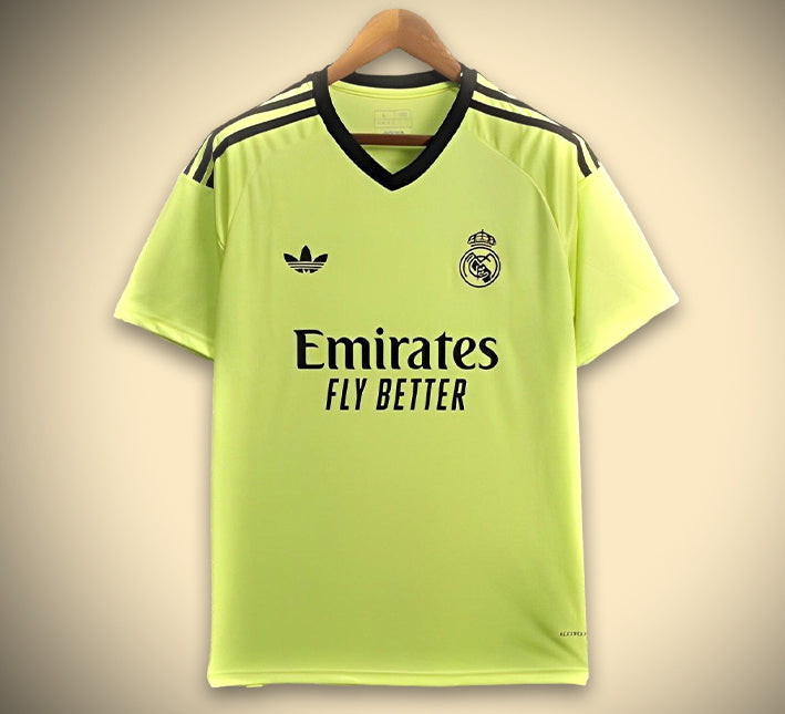 Maillot Réal Madrid Gardien Édtiton Vert 2024-2025 vue de face