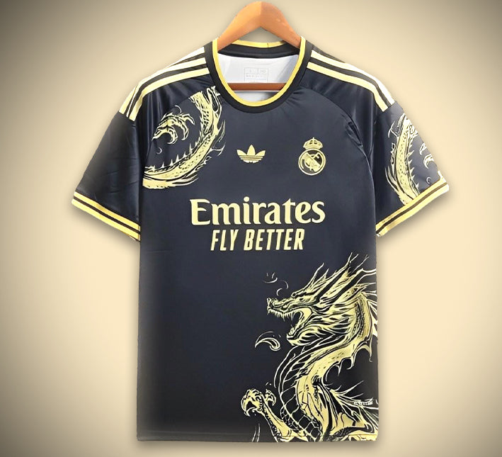 Maillot Concept Réal Madrid Dragon Or Édition 2425