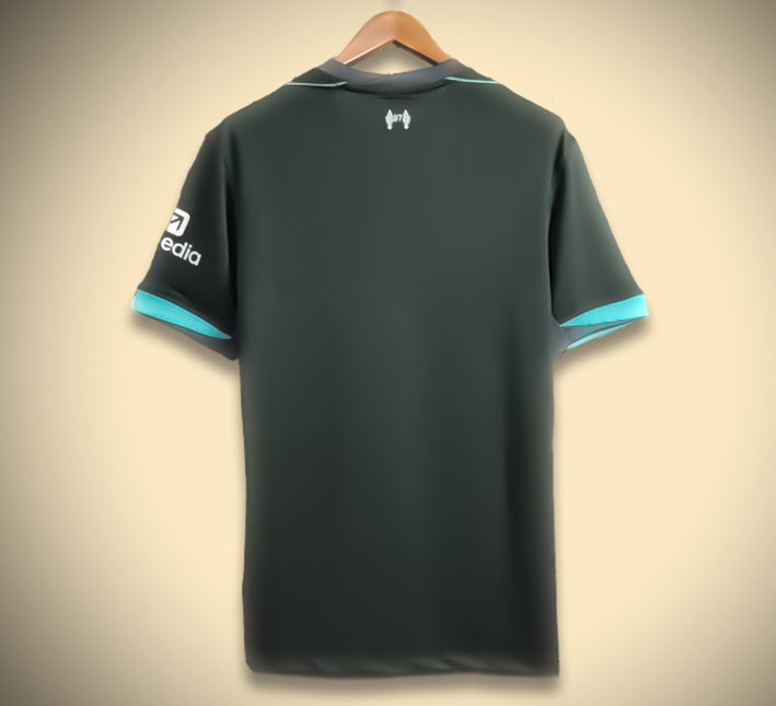 Maillot extérieur Liverpool saison deux mille vingt quatre deux mille vingt cinq