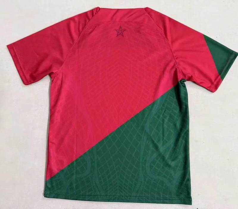 maillot de football concept Maroc saison 2025 2026 design moderne