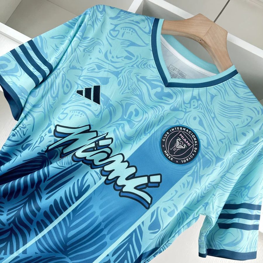 maillot de football Inter Miami concept bleu saison 2025 2026