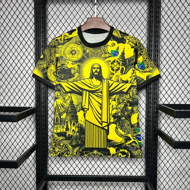 Maillot Brésil Concept Jaune 20242025