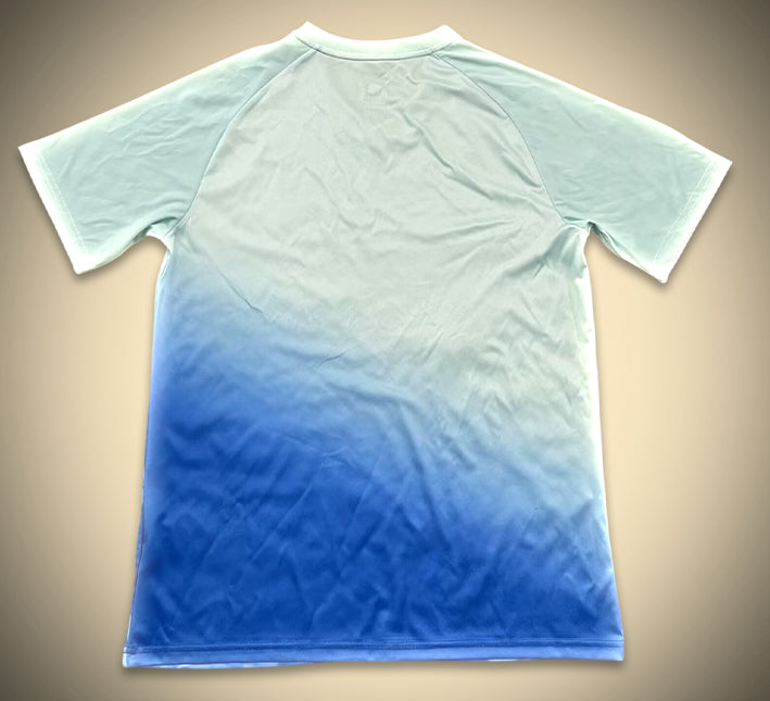 Maillot de football concept Algérie édition dégradé bleu saison 2024 2025