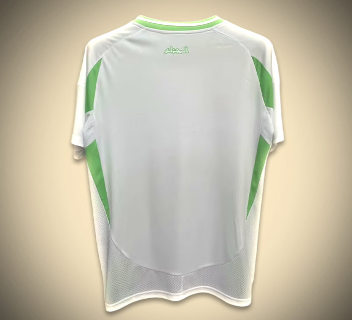 Maillot domicile de l équipe d Algérie saison 2024 2025 vert et blanc