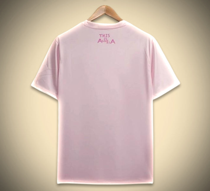 Jersey football Algérie rose design concept tenue de supporter