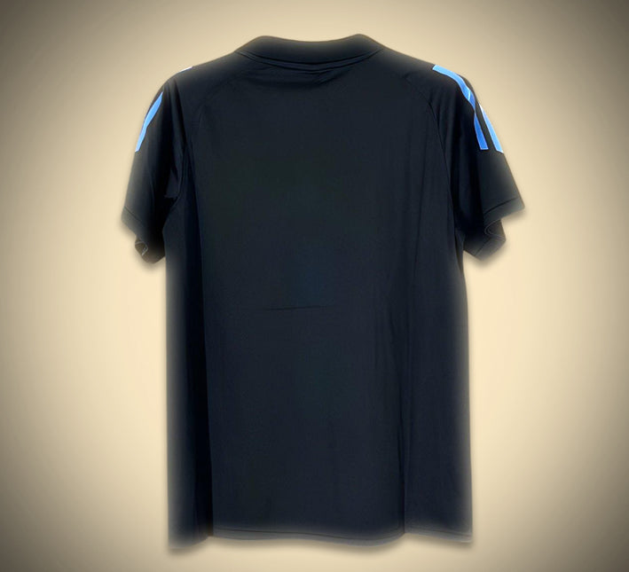 Polo de football Argentine 2024 maillot supporter bleu et blanc