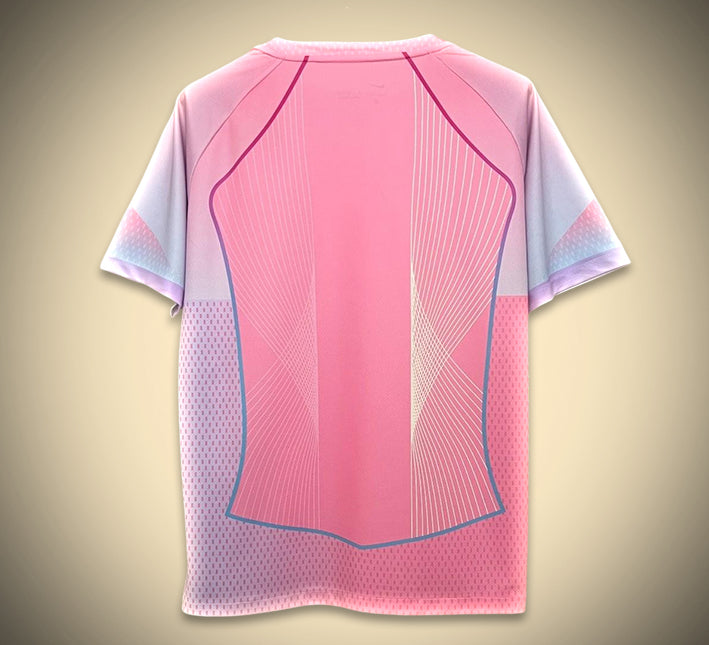 Tshirt de foot rose pour supporter FC Barcelone design concept
