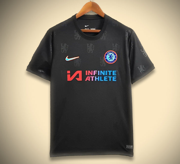 Maillot concept Chelsea noir édition 2425 pour supporter