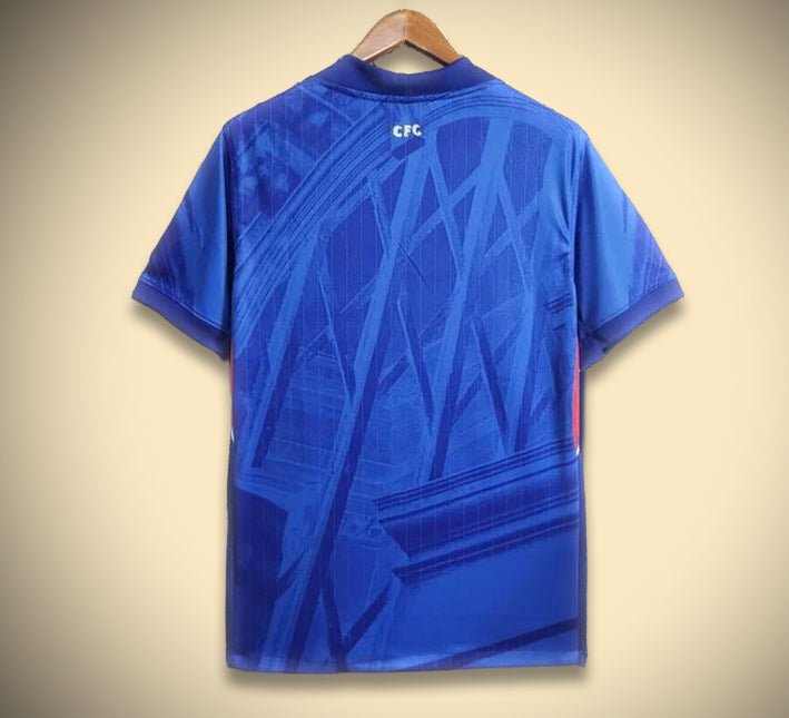 Maillot domicile Chelsea saison deux mille vingt cinq deux mille vingt six