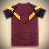 Maillot concept AS Roma saison vingt quatre vingt cinq design moderne rouge et or