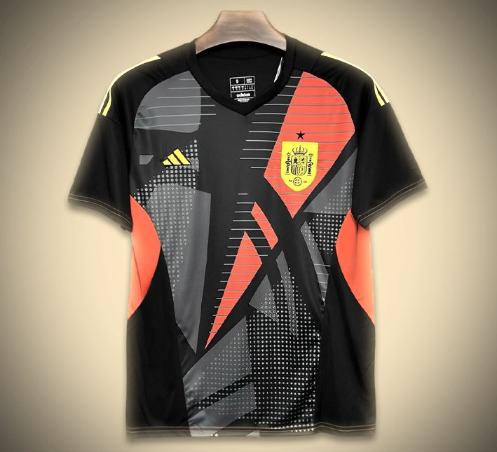 maillot-espagne-gardien-noir-2024 Maillot Espagne Gardien Noir 2024