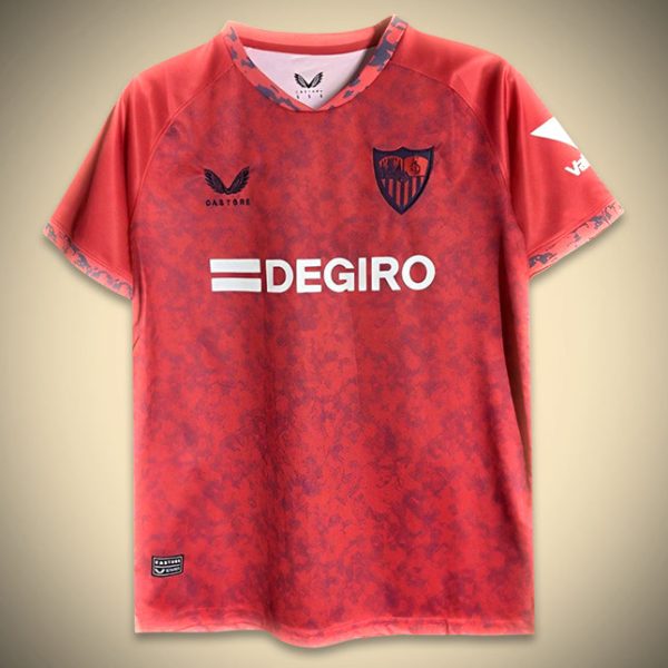 Maillot FC Séville Extérieur Rouge 2024-2025