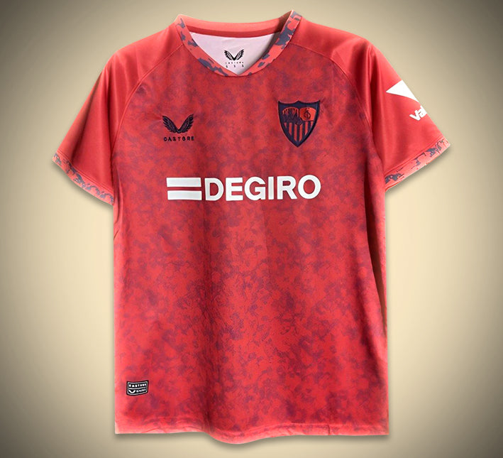 Maillot FC Séville Extérieur Rouge 2425