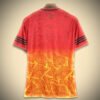 Jersey Inter Miami CF orange avec logo club coupe moderne
