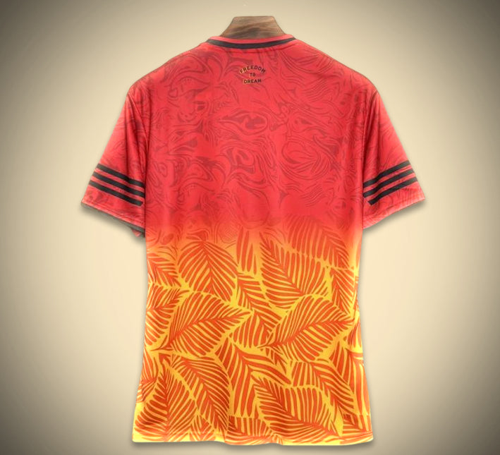 Jersey Inter Miami CF orange avec logo club coupe moderne