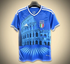 Maillot concept Italie édition ville bleu collection football saison 2023