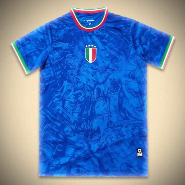 Maillot Concept Italie Édition Michel-Ange Bleu 2024