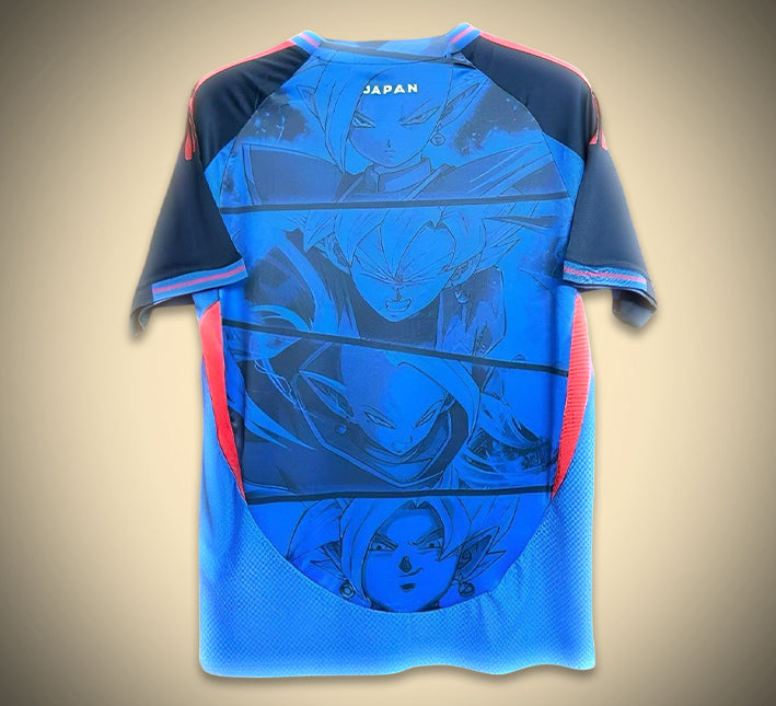 Maillot concept Japon bleu édition Dragon Ball motif dragon style manga