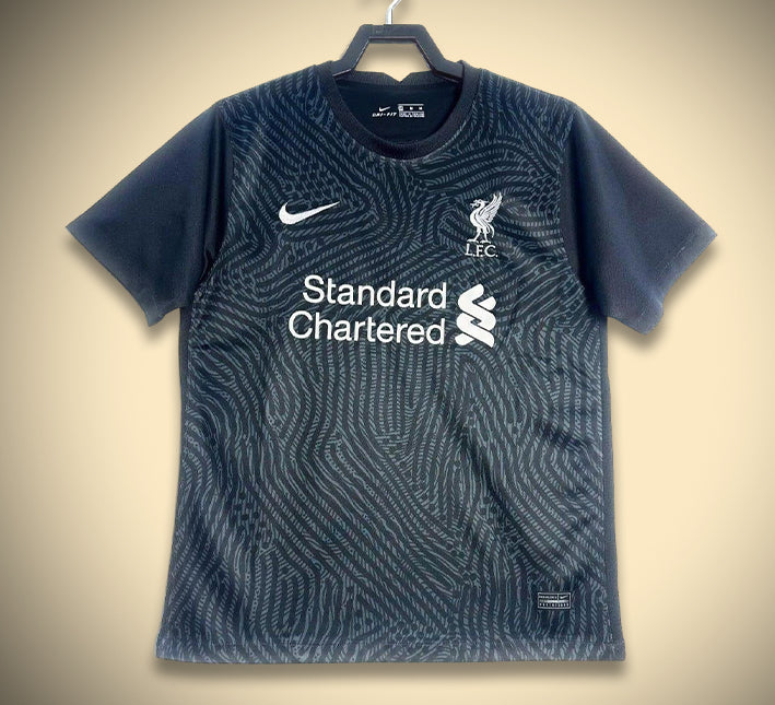 Tenue de gardien Liverpool rouge avec écusson du club